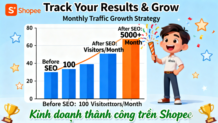 SEO trên Shopee: Các Bước Thực Tế Để Tăng Traffic & Đơn Hàng