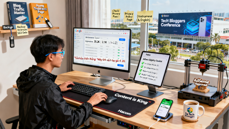 Chiến lược Thực chiến Blog + Google AdSense 2025